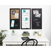 DesignOvation Wyeth Framed Magnetic Chalkboard, Black