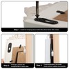 Hotop 40 Pieces Single Keyhole Picture Frame Hanger with 80