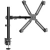 WALI Single Monitor Arm Desk Mount, with Mounting Adaptor Brackets,