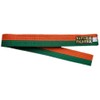 MMASPORT The Fight Evolution Karate Judo Aikido Taekwondo Cotton Basic Belt (Orange/Green, 260)