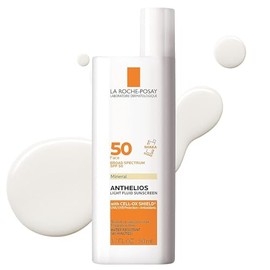 La Roche-Posay Anthelios 50 Mineral Protector solar ultra ligero con SPF 50, 50 ml (1.7 oz)