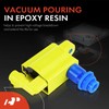 A-Premium 3 Yellow Ignition Coils with 3 Spark plug Wires