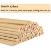 TUPARKA Dowel Rods, 150 Pack Natural Sticks Round Craft Wooden