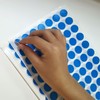 1050 PCS 3/4 Inch Round Color-Code Dot Stickers,Color Coded Stickers