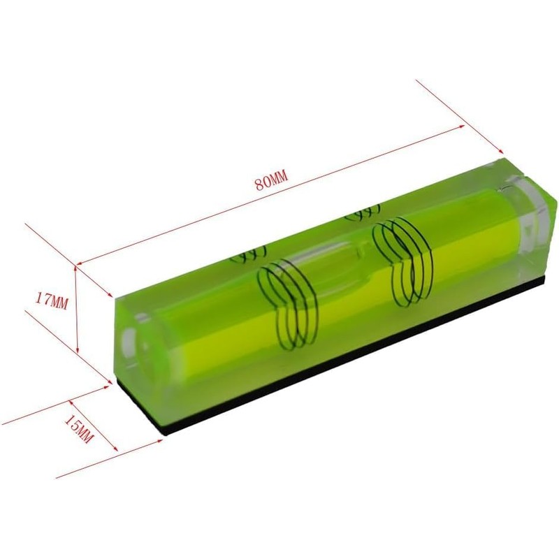 UMEI Triple line Extended Horizontal Test Level Bubble, Rectangular Horizontal