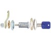 AConnet 12 Pack Cam Locks Keyed Alike with 6 Keys,