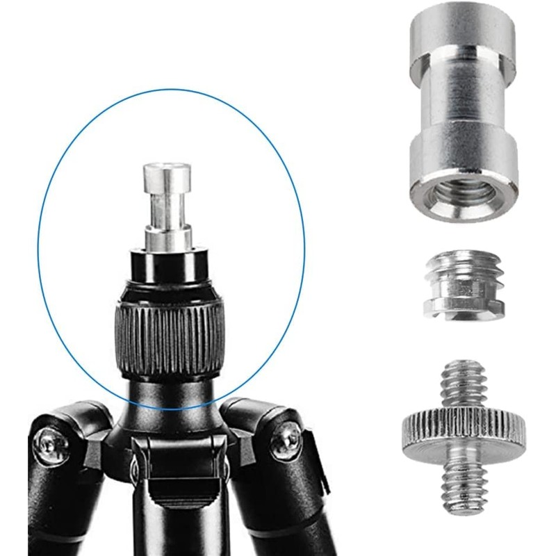 LATRAT Pack of 26 Camera Screws, 1/4 Inch to 3/8