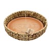 Mud Pie Terracotta Bread Warming Set, Brown, 8 1/2" x