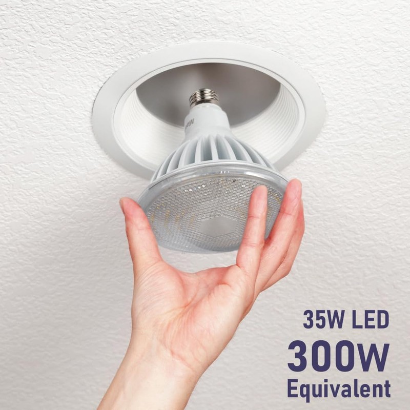Maelsrlg PAR38 LED Flood Light Bulbs, 300W Equivalent, Indoor Outdoor