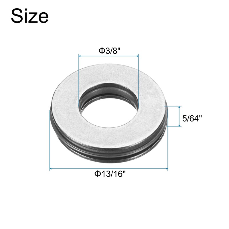 sourcing map 2 Sets NTA613+2TRA Thrust Needle Roller Bearings with