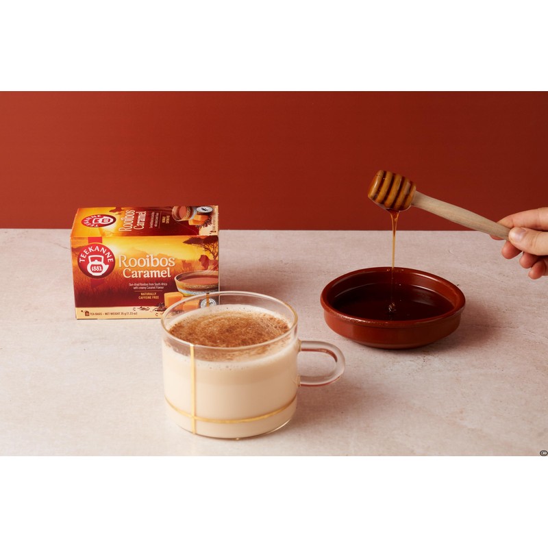 Teekanne Rooibos Refined with Caramel Infusion Tea Sun Dried Rooibos