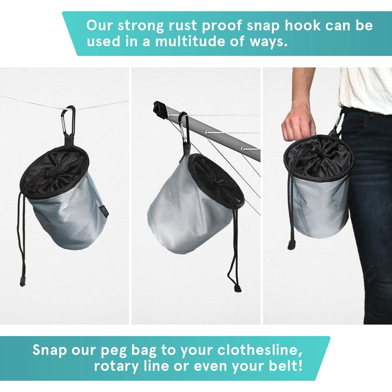 Smith’s® Premium Waterproof Peg Bag | Grey | 28 x