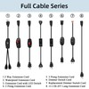 [UL Listed] 2 Way Extension Cord with On/Off LED Switch,