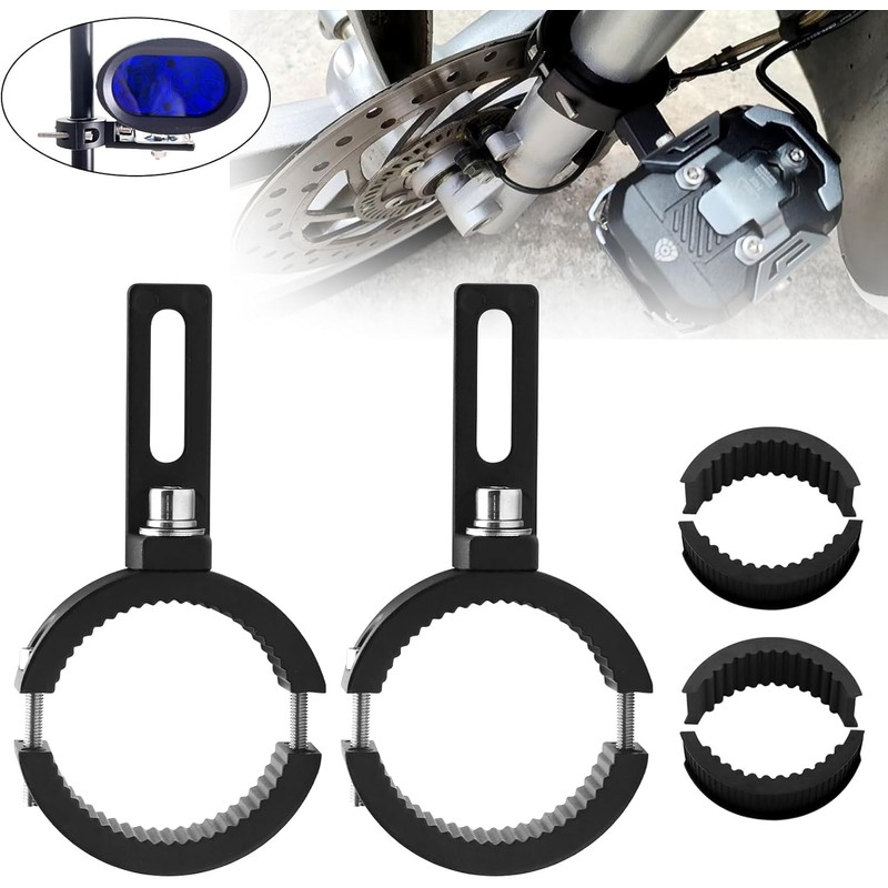 Fog Lamp Stays, Universal for Motorcycles, Fog C-Bracket-HG-4.5+6.5
