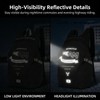 Waterproof Motorcycle Backpack, 30L Helmet Bag with Laptop Pocket, Gray