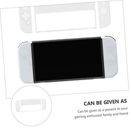 Operitacx 1 Satz Switch OLED Schutzhülle aus TPU Pc Stabile Schutzschale für Spielkonsole Installieren Kompatibel mit Switch OLED Präzise Aussparungen für Anschlüsse