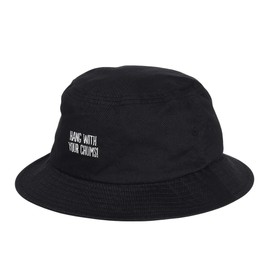 Chums Bucket Hat Embroidery Men's, Black, Free size