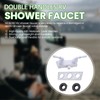 RV Shower Faucet, Camper Shower Faucet Diverter with Classical Handles,
