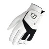 WILSON Staff Conform Men's Golf Glove, Right Hand, White/Black, Small
