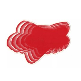 Vintage Vinyl Sticker Original Fox Racing Optics Red Motocross RM YZ CR KX