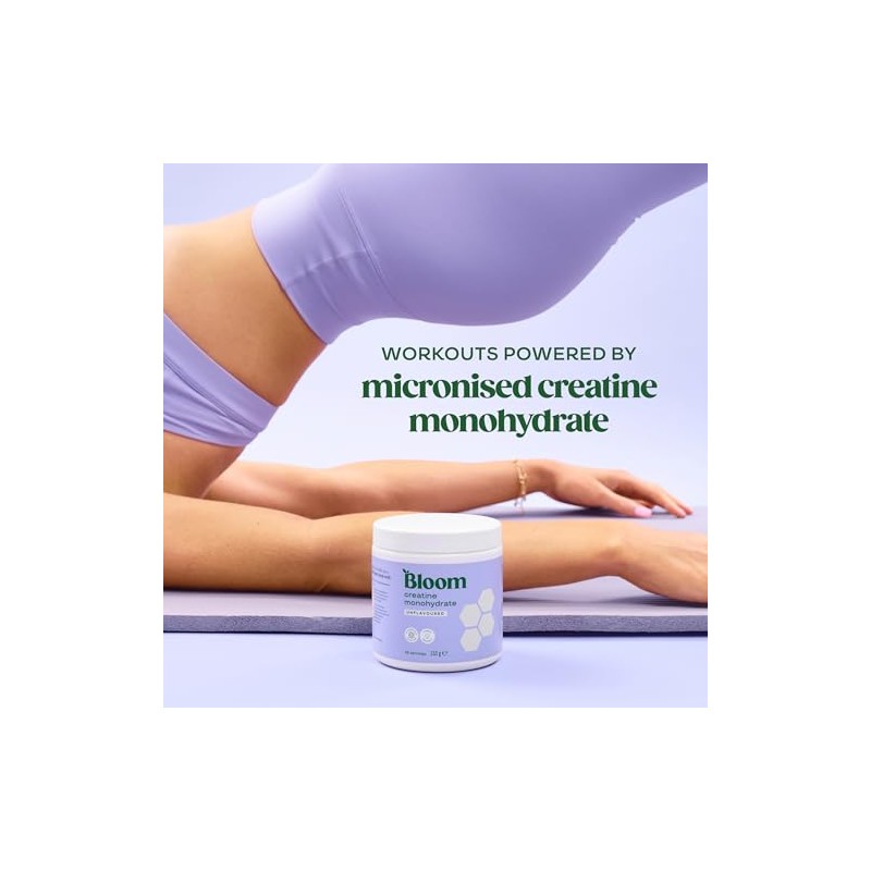 Bloom Nutrition Creatine Monohydrate Powder – Fitness & Workout Support