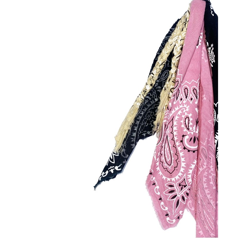 Rundies Color Bandana Keyring (Pink)