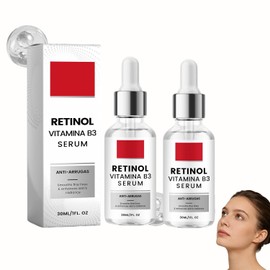 Suero Facial De Retinol Suave,nutritivo Diario Para Los Tipos De Piel, Suero Facial Hidratante Para Realzar La Textura Suave Y Radiante De La Piel, Manteniendo La Piel En Un Aspecto Saludable, (2PCS)