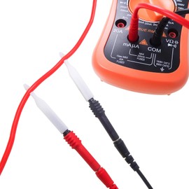 Cleqee 30 Pcs Car Back Probe Kit Banana Plug Copper Alligator Clip with Test Lead Alligator Clip Insulated Needle Wire Piercing Probe for Automotive Diagnostics Digital Multimeter Electrical