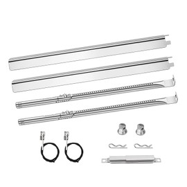 Grill Burners Replacement for Charbroil Performance 2 Burner 463660021 463660421, G325-0002-W1 Heat Plates for Char-broil 463630021 463654022 463655621 463655421, Crossover Tube & Igniter Grill Parts