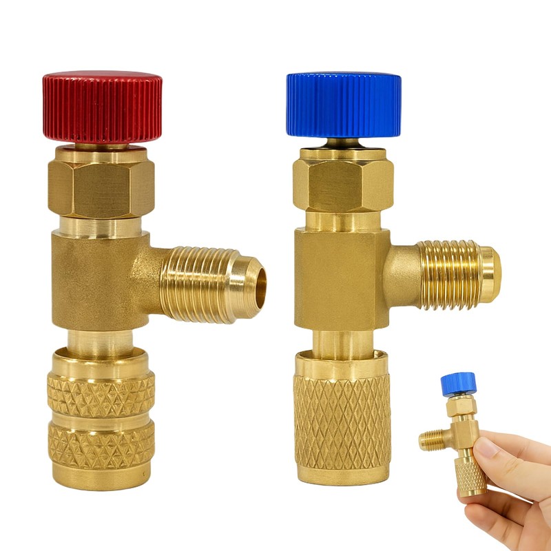 2 Pezzi Valvola Controllo Flusso R410 R22, Valvola di Sicurezza