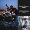 Astromania Deluxe Telescope Bag, Shock-Absorbent Telescope Carrying Case with Adjustable