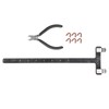 Archery Aluminum Alloy Ruler Recurve/Compound Bow T Shaped Bow Measurement