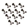 12 Cat/Bobcat Style Cutting Edge Bolts, Nuts, Washers- 5/8 x