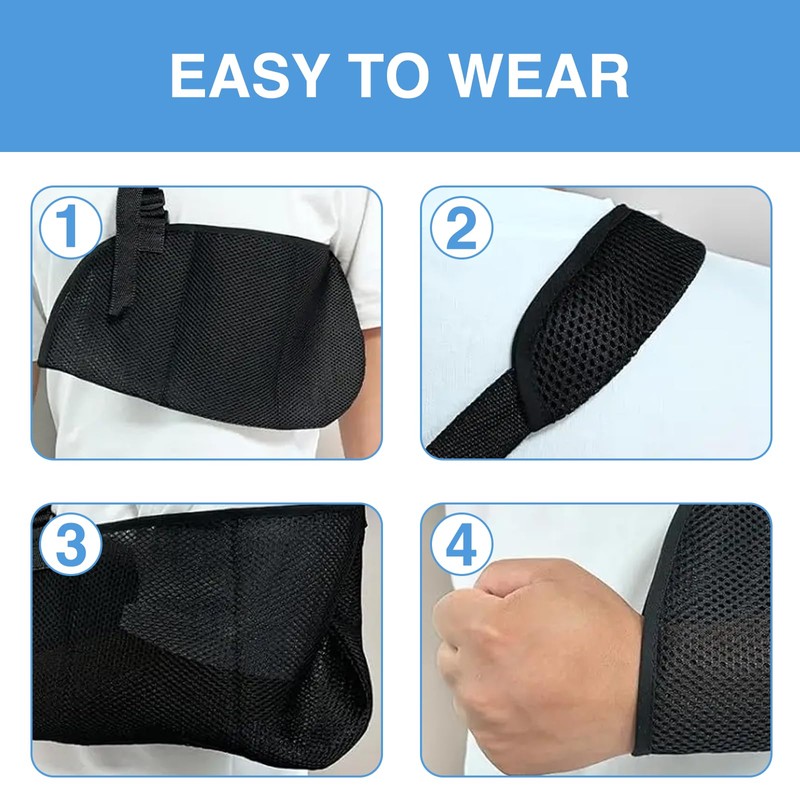 Asheyya 2 Pcs Arm Sling for Shoulder Injury, Arm Support