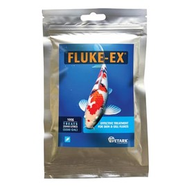Vetark Fluke-Ex 100g Skin Gill Fish Lice Parasite Treatment