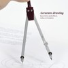 UNJOO Drawing 9Pc Geometry Set Metal Compass, Geometry Precision Tool