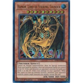 Hamon, Lord of Striking Thunder - SDSA-EN043 - Ultra Rare - 1st Edition