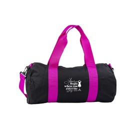 Hippowarehouse Adventures begin when you enter the sewing room Gymwear Gym Duffle Cylinder Uniform Kit Bag 50 x 25 x 25cm 20 litres