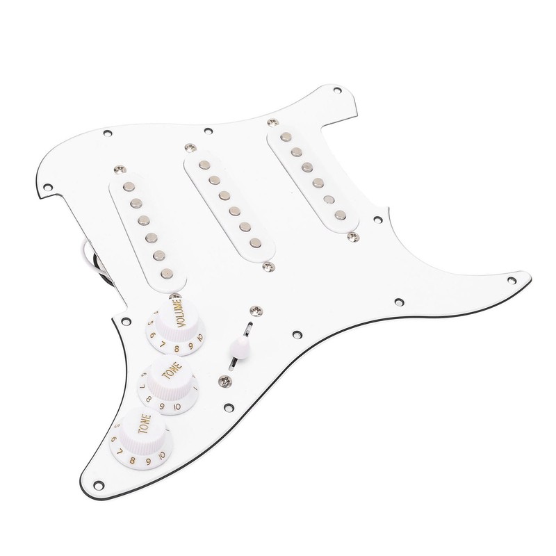 DIY Electric Guitar Kit with Prewired Loaded Pickguard Bridge System
