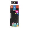 Sonic SK-5023-D Pencil Case, Double-Sided Brush, Flat Brave, Carbon Style,