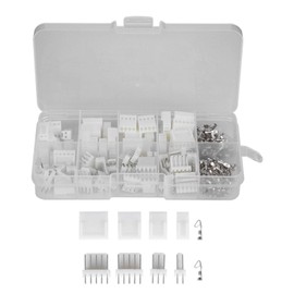 230pcs JST-XH Connector Kit Straight Outer Needle 2.54mm 2/3/4/5PIN Connection Cable Connector