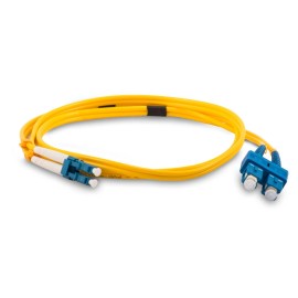 Fiber Optic Patchcord SM DX PVC 1' Fiber Optic Jumper Cable LC-SC