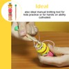 Zvorgath Knitting Tool Kit - 2 Sets Wood Mini Dolls
