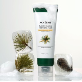 BIOLEE - Espuma limpiadora de polen de pino BHA, ácido salicílico para limpieza profunda de poros del acné (4.06 fl oz)