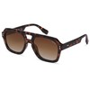 SOJOS Retro Thick Polarized Aviator Sunglasses for Women Men, Large