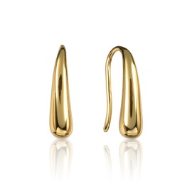 Zavana Small Gold Teardrop Earrings for Women and Teen Girls, Cute Small Gold Drop Earrings for Women, Quality Fashion Jewellery for Women