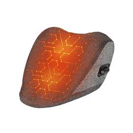 Heated Neck Stretcher Neck and Shoulder Cervical Traction Device Neck Pillow Grey Medium