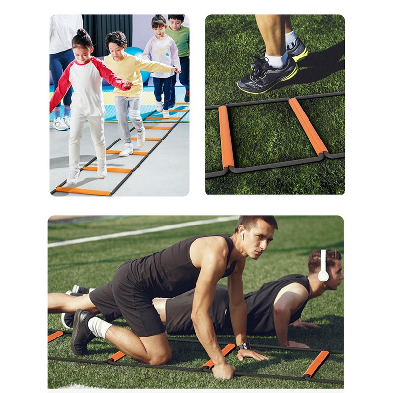 Agility Ladder Spring Steel Exercise Sensitivity Improve Coordination Speed Training