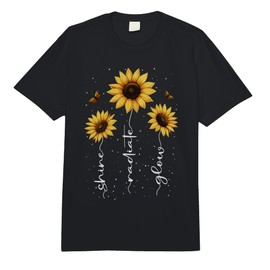 Sunflowers Inspiration Floral Flower Motivation Flowers Comfort Colors Adult Heavyweight T-Shirt