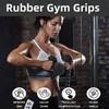 Rubber Gym Grips Fingerless Workout Grips - Ergonomic Rubber Hand